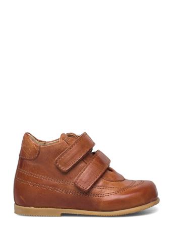 Hand Made Low Boot Shoes Pre Walkers 18-25 Brun Arauto RAP*Betinget Tilbud