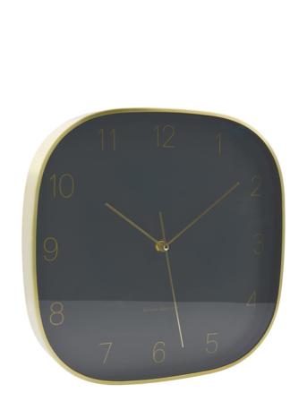 Vægur, Hdshape, Mørkegrå Home Decoration Watches Wall Clocks Grey House Doctor