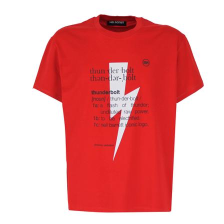 Neil Barrett, T-shirt Rood, Heren, Maat:S