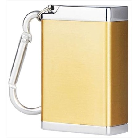Gullfarget bærbar askebeger mini luktsikker lommeaskebeger askebeger ut