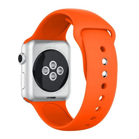 Apple Watch Series 4 40mm silikonarmband - Orange