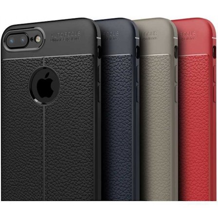 iPhone 7 Plus Stöttåligt & Stötdämpande Skal LeatherBack