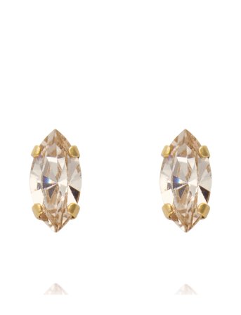 Caroline Svedbom Petite Navette Earrings - Gold - ONE SIZE