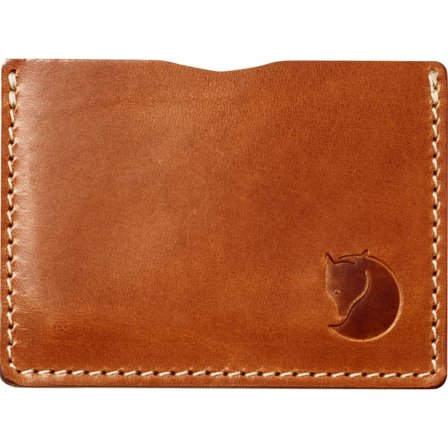 Fjällräven Övik Card Holder in Leather Cognac