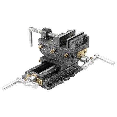 vidaXL Ruuvipenkki ristisyöttöpöydällä 70 mm