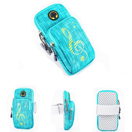 Armbandsväska för löpning/cykling/klättring - Hörlursingång