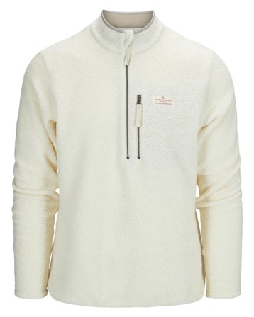 Amundsen Hut Half Zip Mens Oatmeal
