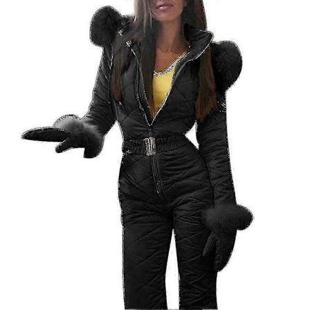 Vintervarmt Sne-dragt til Kvinder Udendørs Sportsbukser Ski Dragt Vandafvisende Jumpsuit