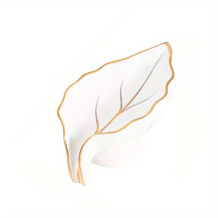 Højkvalitets sæbeskål i europæisk stil, let og luksuriøs keramisk sæbeskål