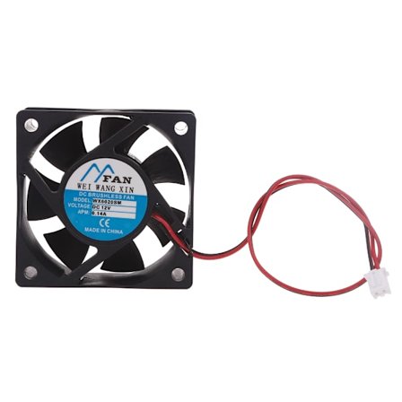 60 mm×60 mm×20 mm for DC 12V 2-pins kjøler, børsteløs aksial PC-CPU for Case Cooling Fan 6020