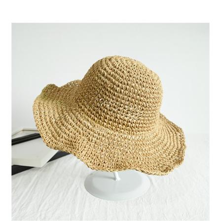 Dam solhatt hopfällbar strandhalmhatt (Khaki 56 - 58cm), Big Lad