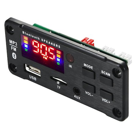 Förstärkare 25wx2 12v Mp3 Dekoderkort Ljudmodul Bluetooth 5.0 Trådlös Musik Bil Mp3-spelare Med