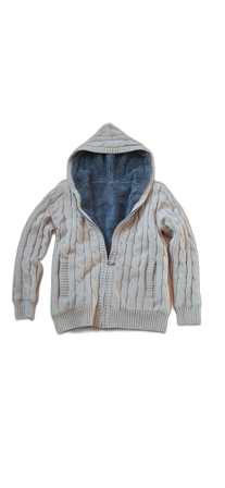 Pälsfodrad Archive Hoodie