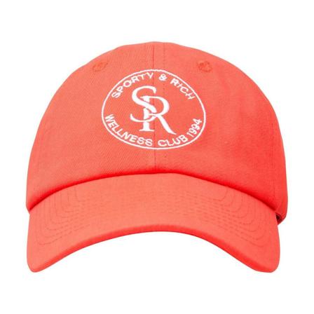 Sporty & Rich Caps röd, Dam Accessoarer, Dam, Storlek: ONE SIZE