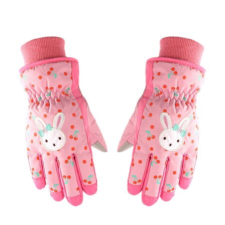 Børne Skihandsker Vinter Koldt Vejr Vindtætte Varme Snowboard Sportshandsker til Drenge Piger Varme Handsker Snehandsker