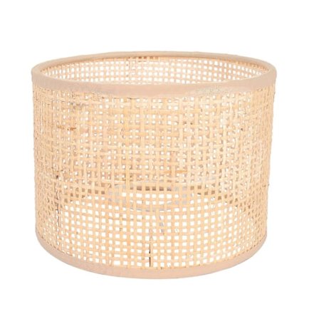 Rattan Vævet Lampeskærm Rattan Håndvævet Lampeskærm Rattan Lampe Beskyttelsescover