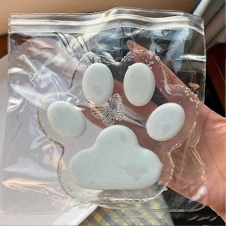 Jätte Tass Squishy för Barn Vuxna, Stor Pälsig Katt Tass Squishy Leksaker för Stresslindring, Supermjuka Kläm Fidget Leksaker[D]