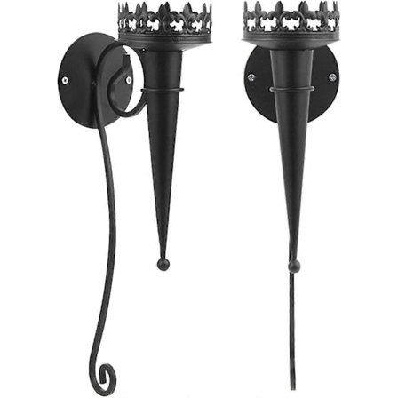 Väggmonterade Ljusstakar, 2-pack