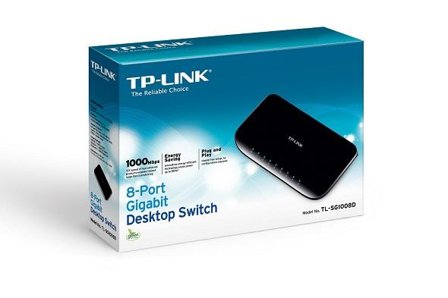 TP-Link NETWORK TL-SG1008D 8-PORT UNMANAGED GIGABIT DESKTOP SWITCH RETAIL