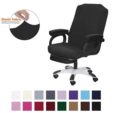 Stretch Spandex Office Chair Covers Anti-dirty Computer Seat Chair Cover Removable Slipcovers