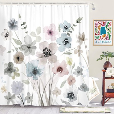 Blomstret Bruseforhæng Boho Bruseforhæng Hvidt Bruseforhæng