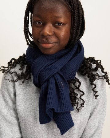 Parajumpers RIB SCARF Bleu Accessoires Fille - Kids Brand Store