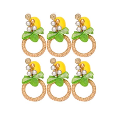 Sitronserviettring H Sitron Vintre Blad Serviettring Le Serviettring Til Middag