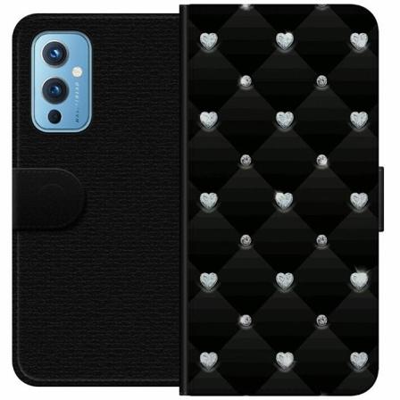 Oneplus 9 Plånboksfodral Bling Heart