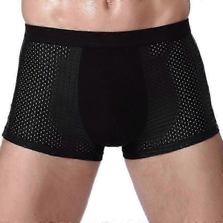 4 stk. Bambus Boxer Briefs, Box Hero Bambus Boxershorts til mænd - Kompatibel med heldagskomfort