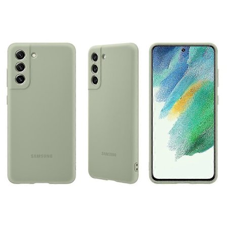 Original Skal för Samsung Galaxy S21FE S21 FE Högkvalitativt Mjukt Silikonskal Samsung Galaxy S21 fe Skyddsskal & Box(h})