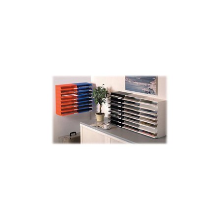 TWINCO Brevkorgsset Panorama A4 4 delar svart - Lyreco - Kontorsmaterial - Till skrivbordet - Brevkorgar