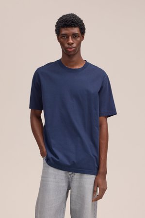 NN.07 Adam T-Shirt Herre Blå