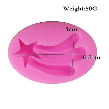 Kakkupannut Muotit Meteoriitin muotoinen Aromaattinen kipsimuotti Banaanin muotoinen kakku Koristelee muotin 1kpl