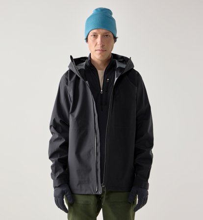 Haglöfs Front Proof II Jacket Men True Black - Herren - L