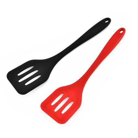 2-delat Set Silikonspatel Röd + Svart