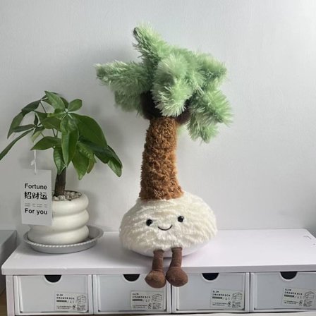 Nukke riipus leipä pehmolelu kookospuu (30cm)