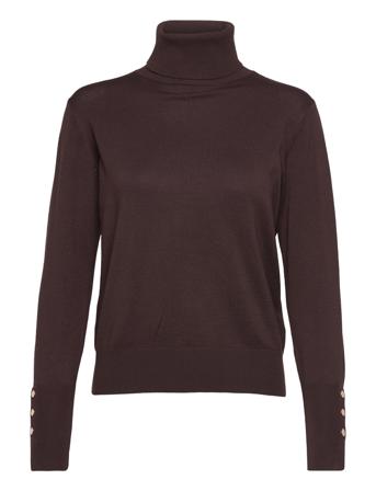 Fqkatie-Pu-Button-Roll Brown FREE/QUENT