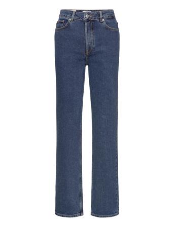 Slfkate Hw Straigh Long Harbourlu Jean Blue Selected Femme