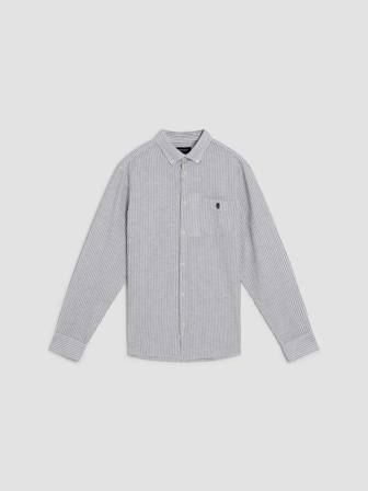 Elia stripet langermet skjorte