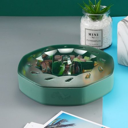 Delt slikæske Nøddel slikplade GRØN ENKELT LAG ENKEL