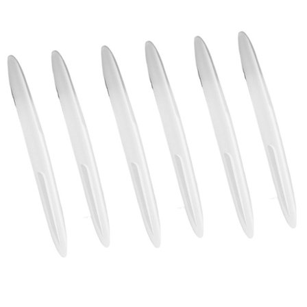 6 STK / Sæt Anti-kollision Strip Kofanger Beskyttere TRANSPARANT