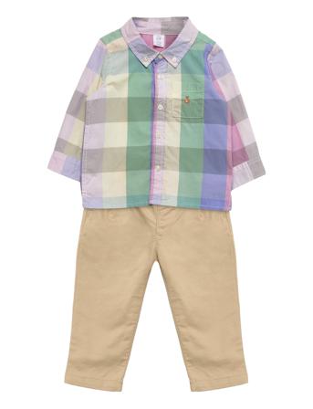Baby Poppy Plaid Outfit Set Patterned GAP
