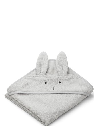 Liewood Albert Hooded Towel - Grey - ONE SIZE
