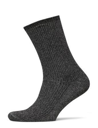 Th Women Glitter Sock 1P Lingerie Socks Regular Socks Svart Tommy Hilfiger