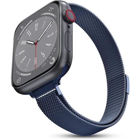 Milanese løkkestropp for Apple Watch-bånd 40 mm 44 mm 41 mm 45 mm 38 mm 42 mm 49 mm 45 mm slankt armbånd Iwatch Series 3 4 6 Se 7 8 Ultra 38mm 40mm 