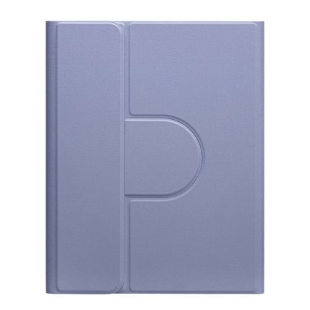 Fodral för iPad 360 Roterande Skinn 1010.9" Lila Grå Enkelt Skinn Magnetiskt Touch Bluetooth Tangentbord