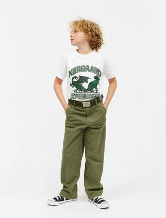 Mads Nørgaard Printed Tee Thorlino Tee - White - 152