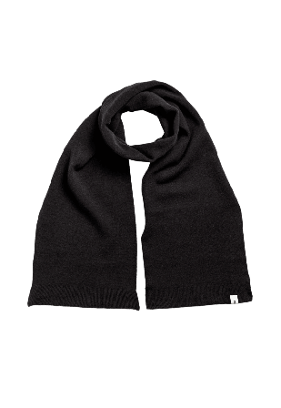 Stiksen Scarf 01 Merino Halsdukar & scarves Herr Svart ONESIZE