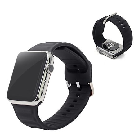 Apple Watch Series 6 / 5 40mm cool style silicone watch band - Black