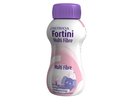 Fortini Multi Fibre, Jordbær, 4x200 ml